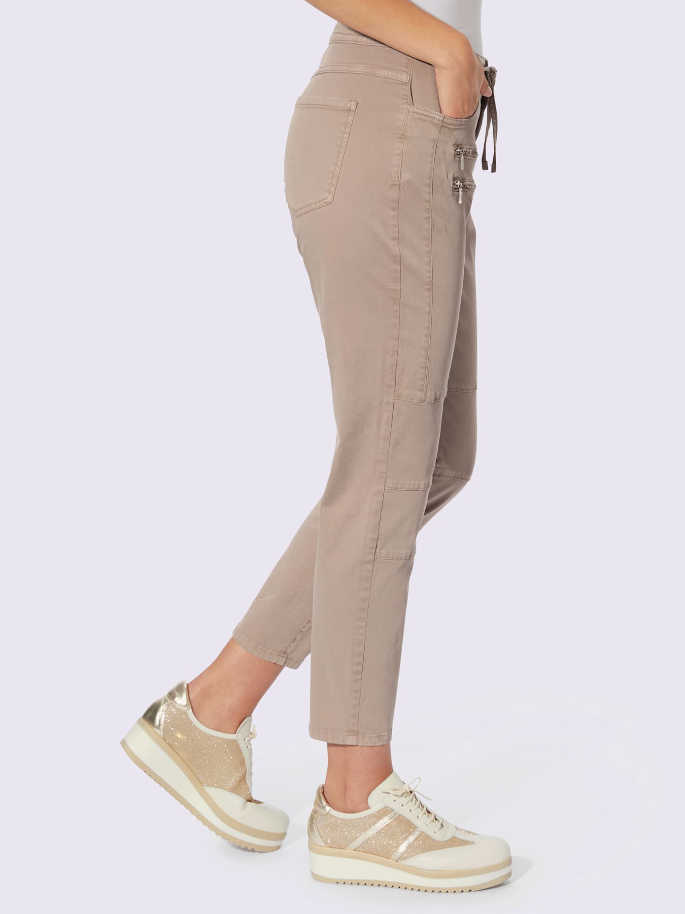 Pantalon glissière sportive