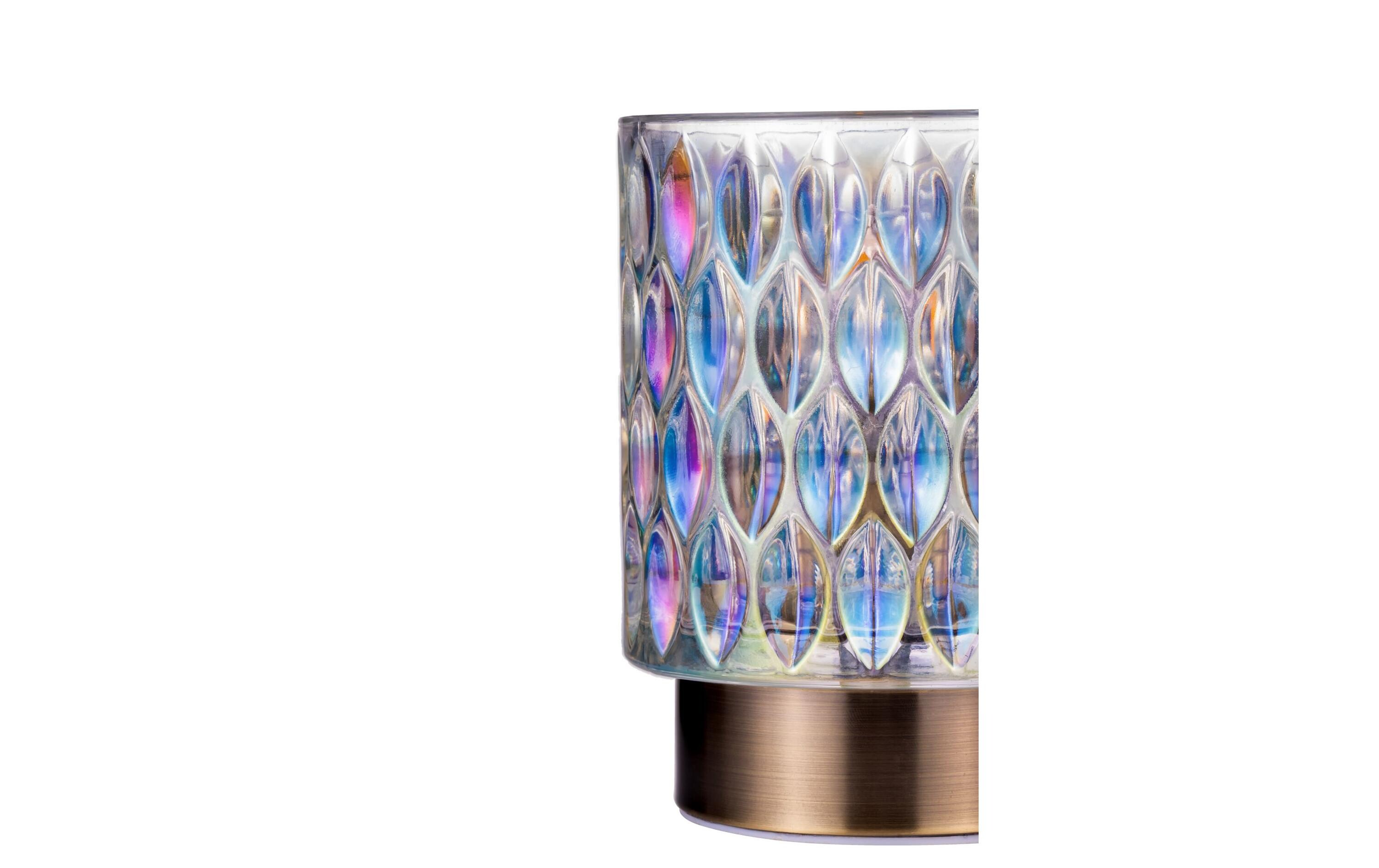 Tischleuchte Clear Glamour, E14, MehrfarbigLeuchte aus Glas/Metall