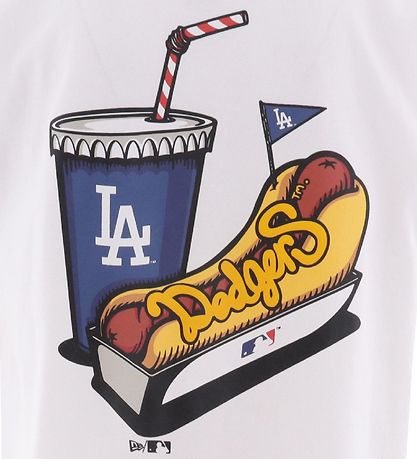 New Era T-Shirt - Weiß - Los Angeles Dodgers