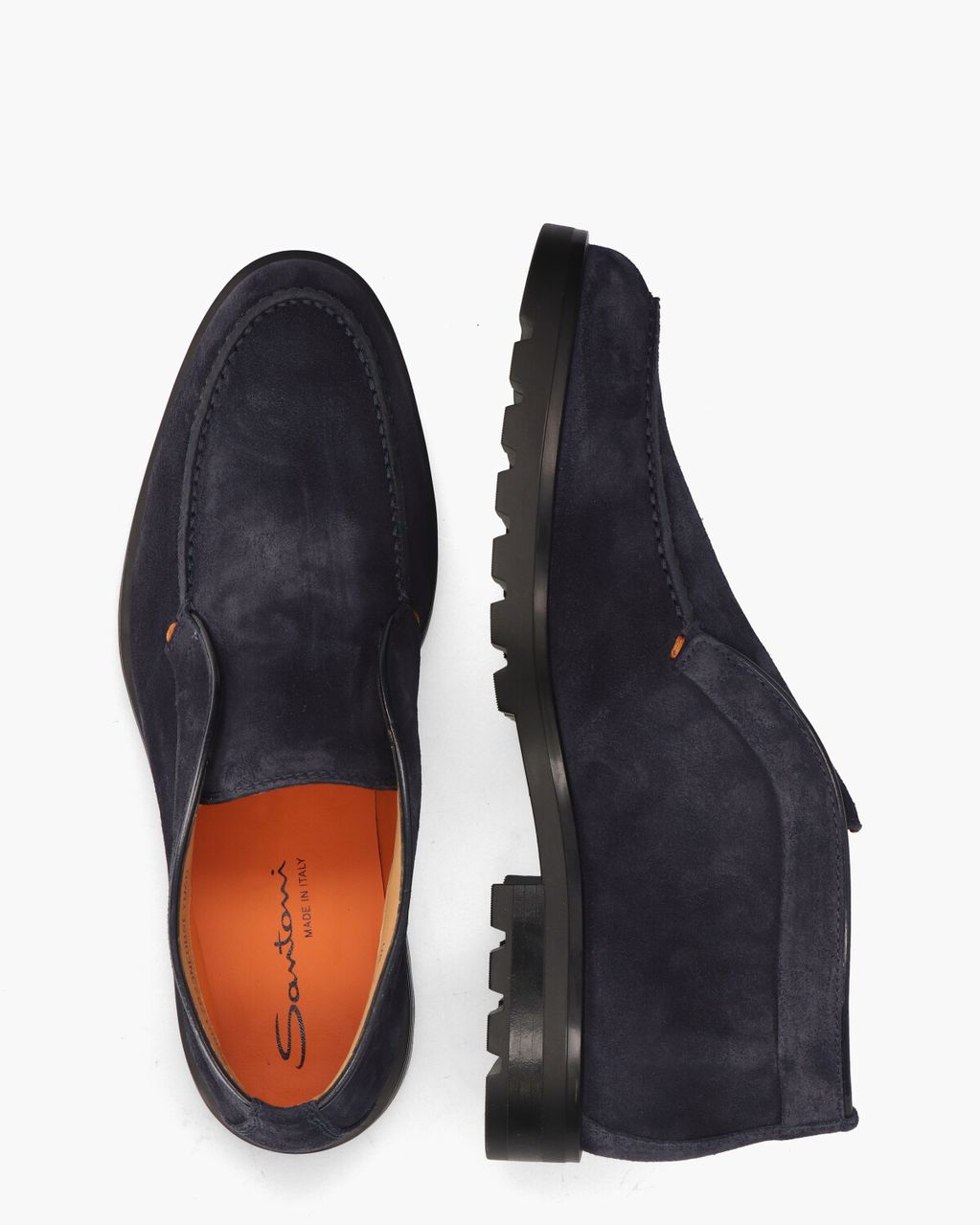 Santoni 17823 Donkerblauw Herenloafers