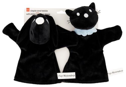 2 marionnettes à main Takkie et Siepie