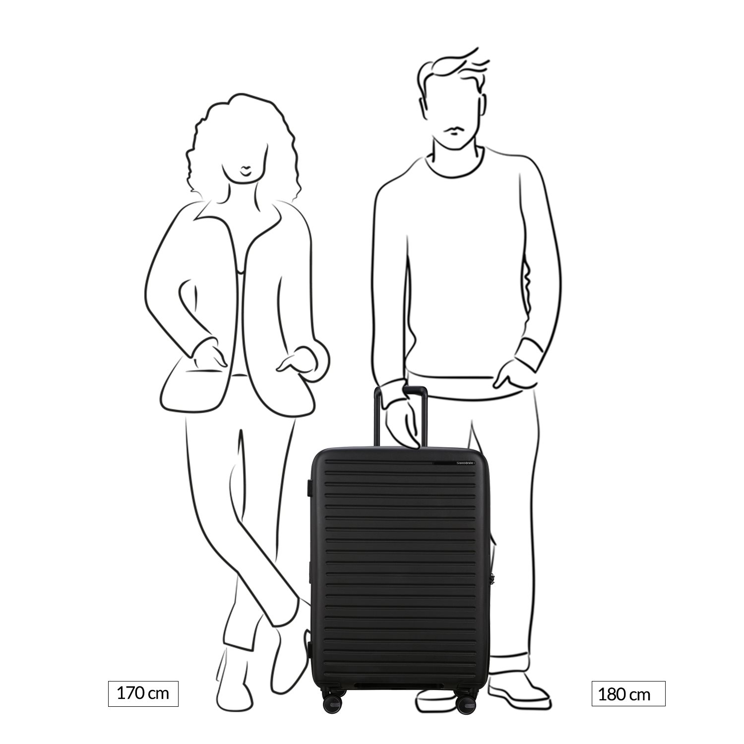 Samsonite Restackd Spinner 75 EXP sage