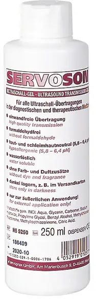 SERVOSON Ultraschall Gel Gel Fl 250 g