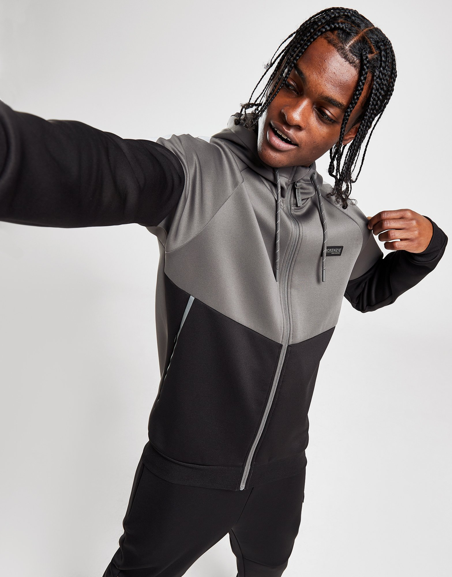 McKenzie Sweat à Capuche Zippé Haze Homme