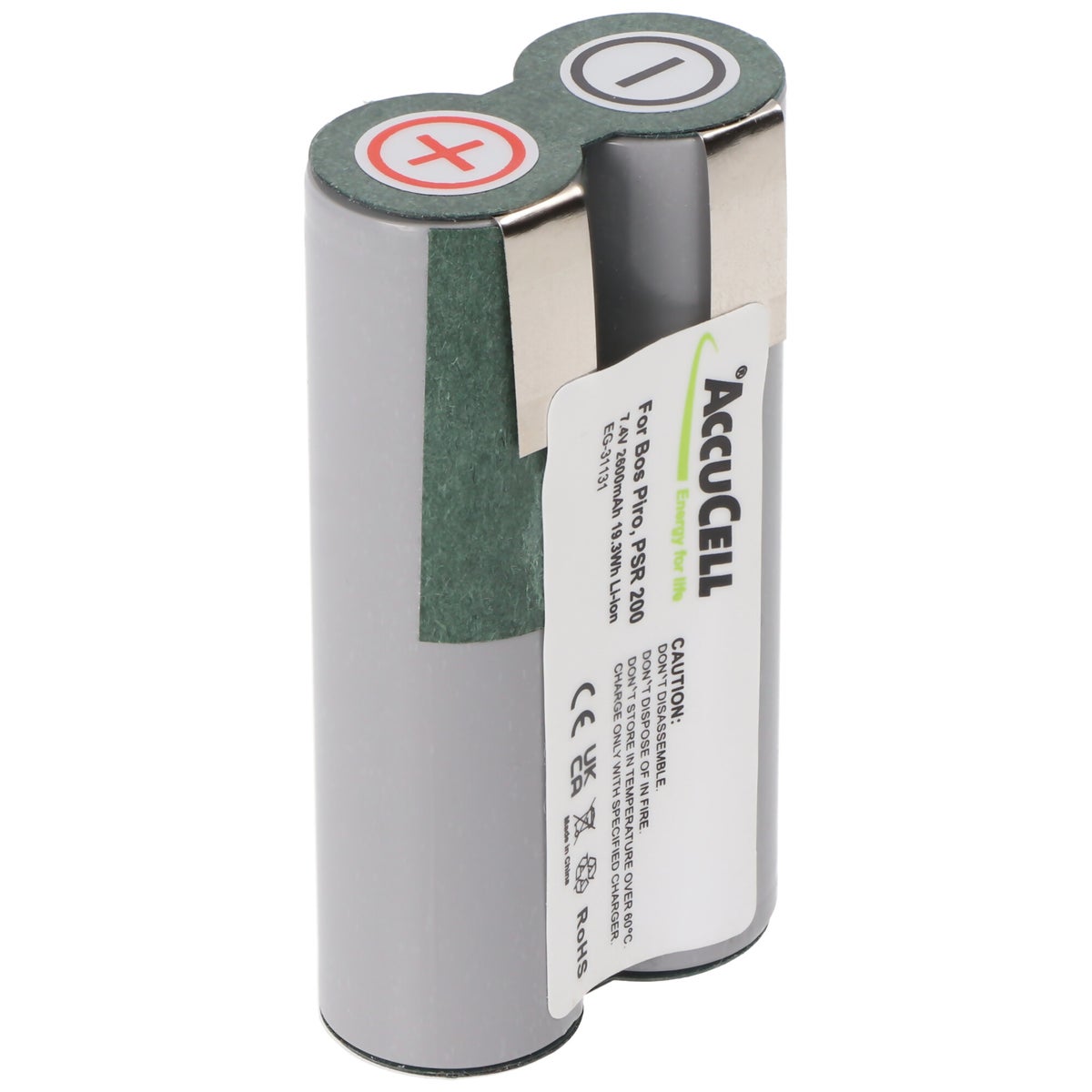 Accu geschikt voor Bosch Prio accu PSR 200 Li-ion 7.2-7.4 Volt 2600mAh 19.3Wh