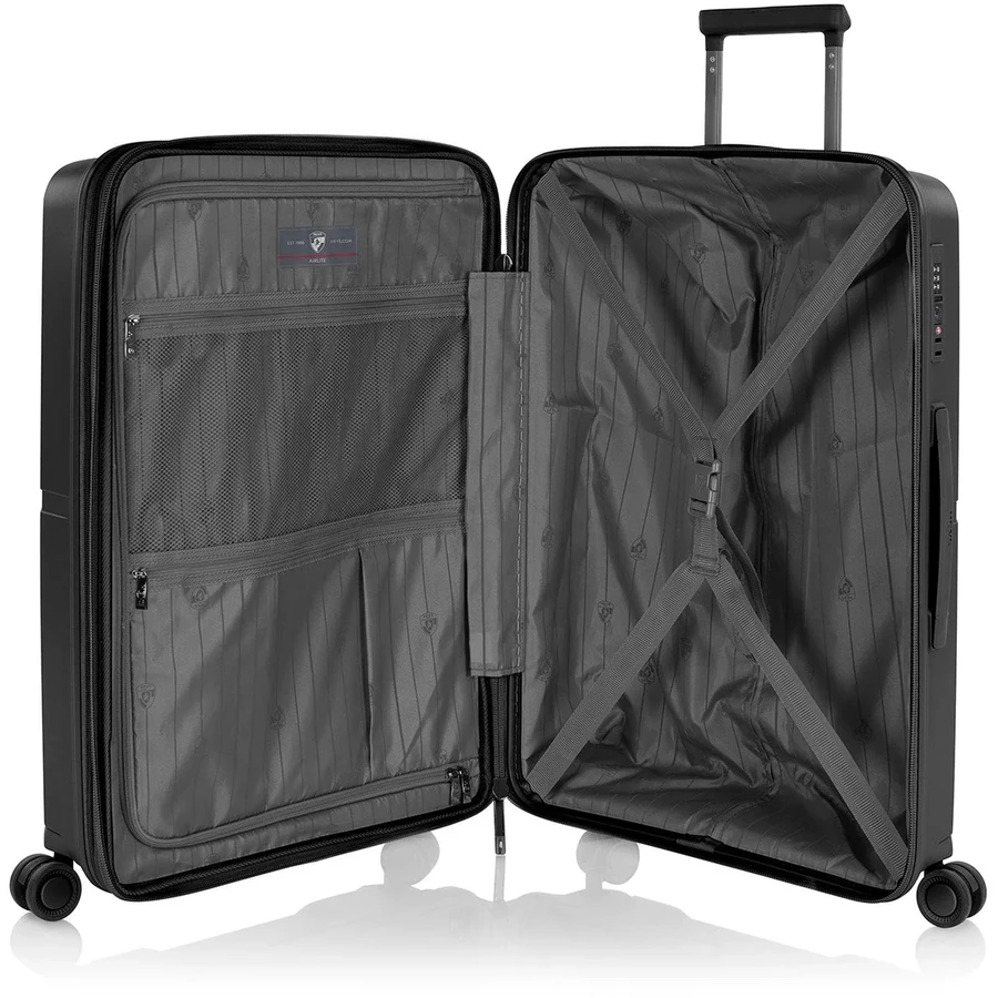 Heys AirLite - 4-Rollen-Trolley M 66 cm erw. black