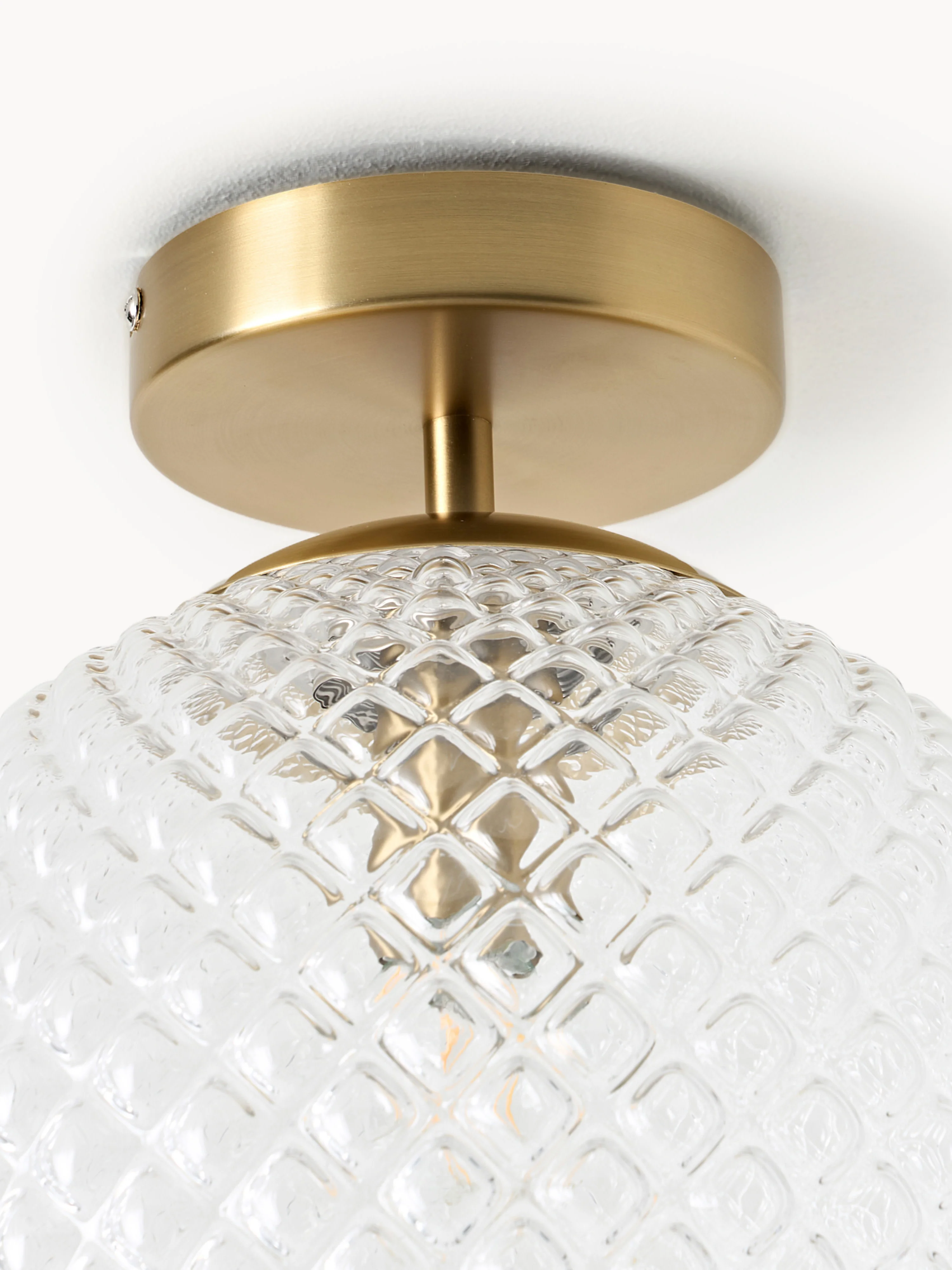 Kleine plafondlamp Lorna van glas