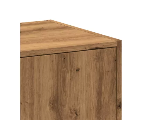 Armoire d'apothicaire chêne artisanal bois d'ingénierie