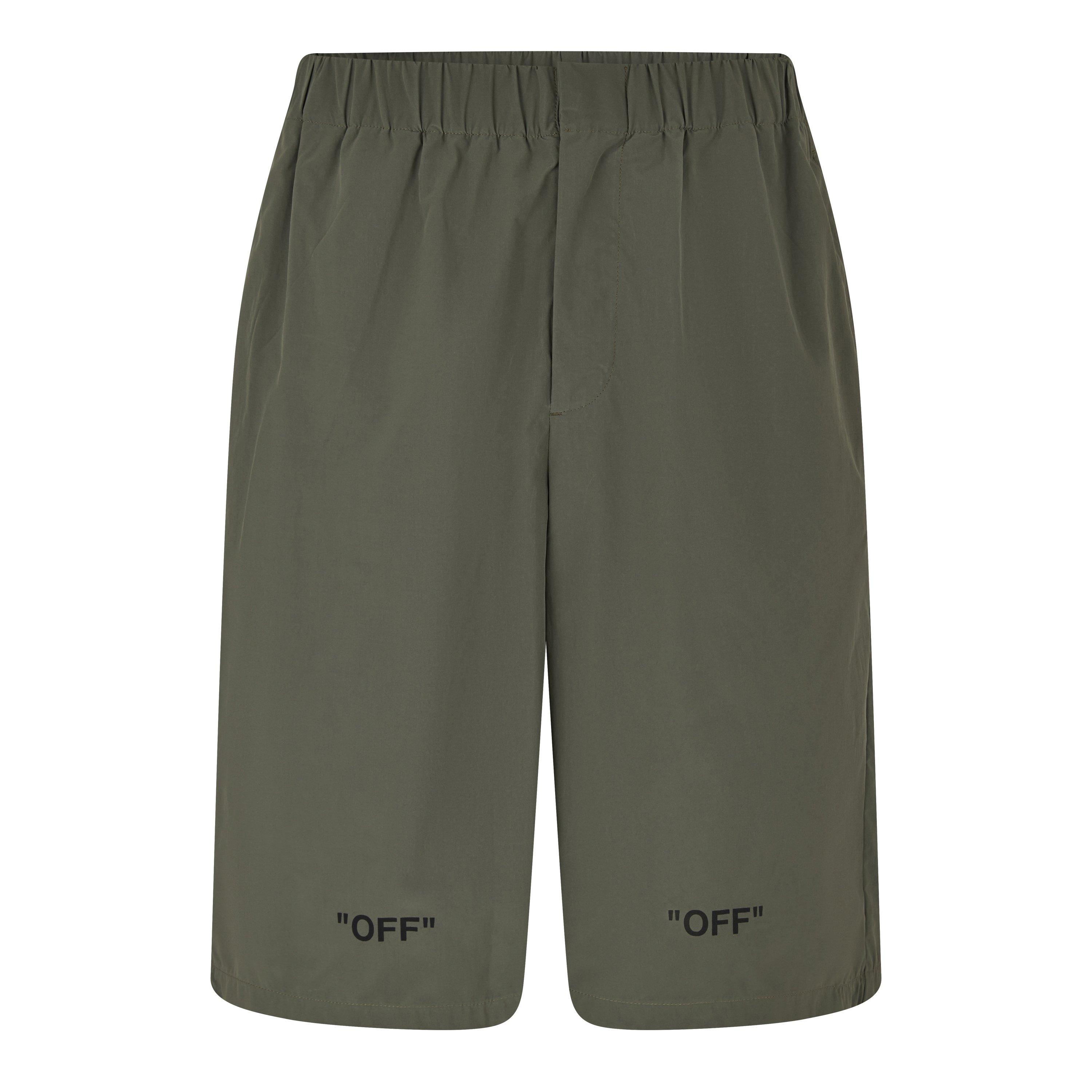 Off White Woven Shorts