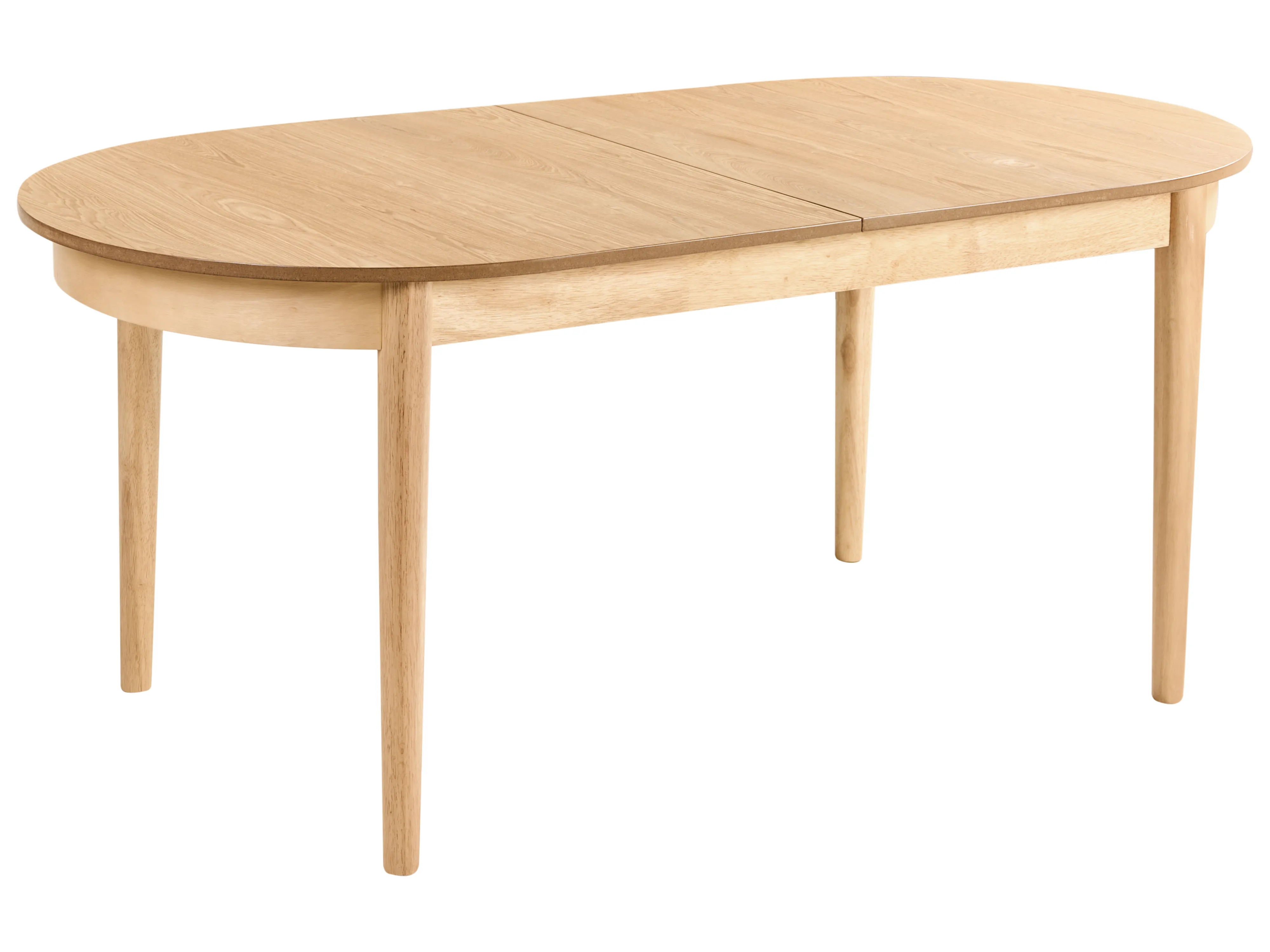 Eettafel uitschuifbaar LARTO Licht essenhout 90 cm 180/220 cm
