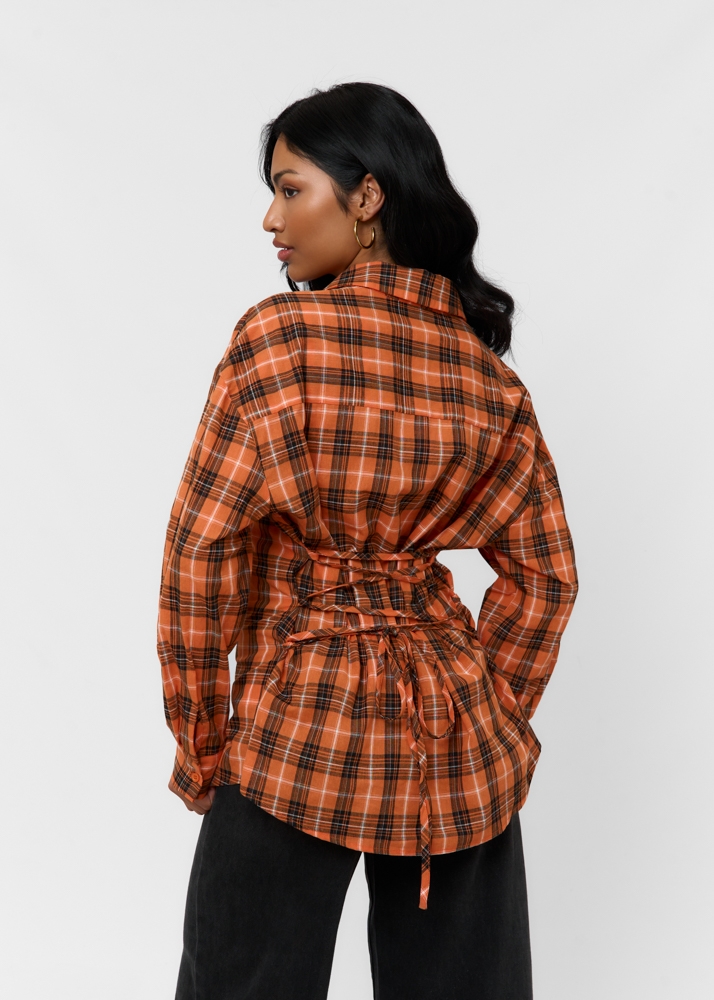 Jacky blouse oranje