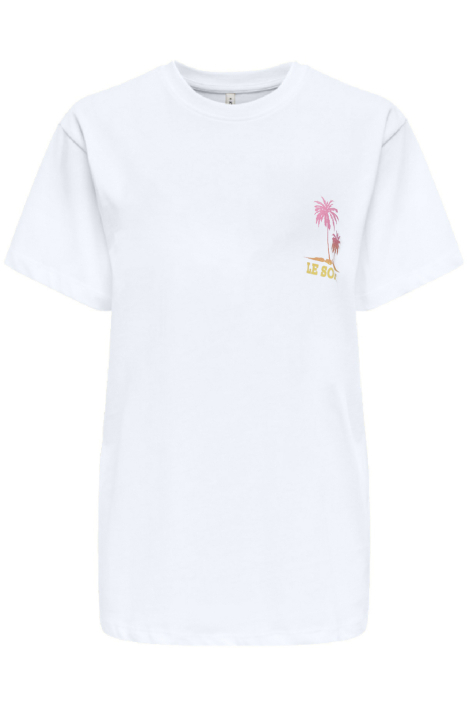 Only witte dames t-shirt