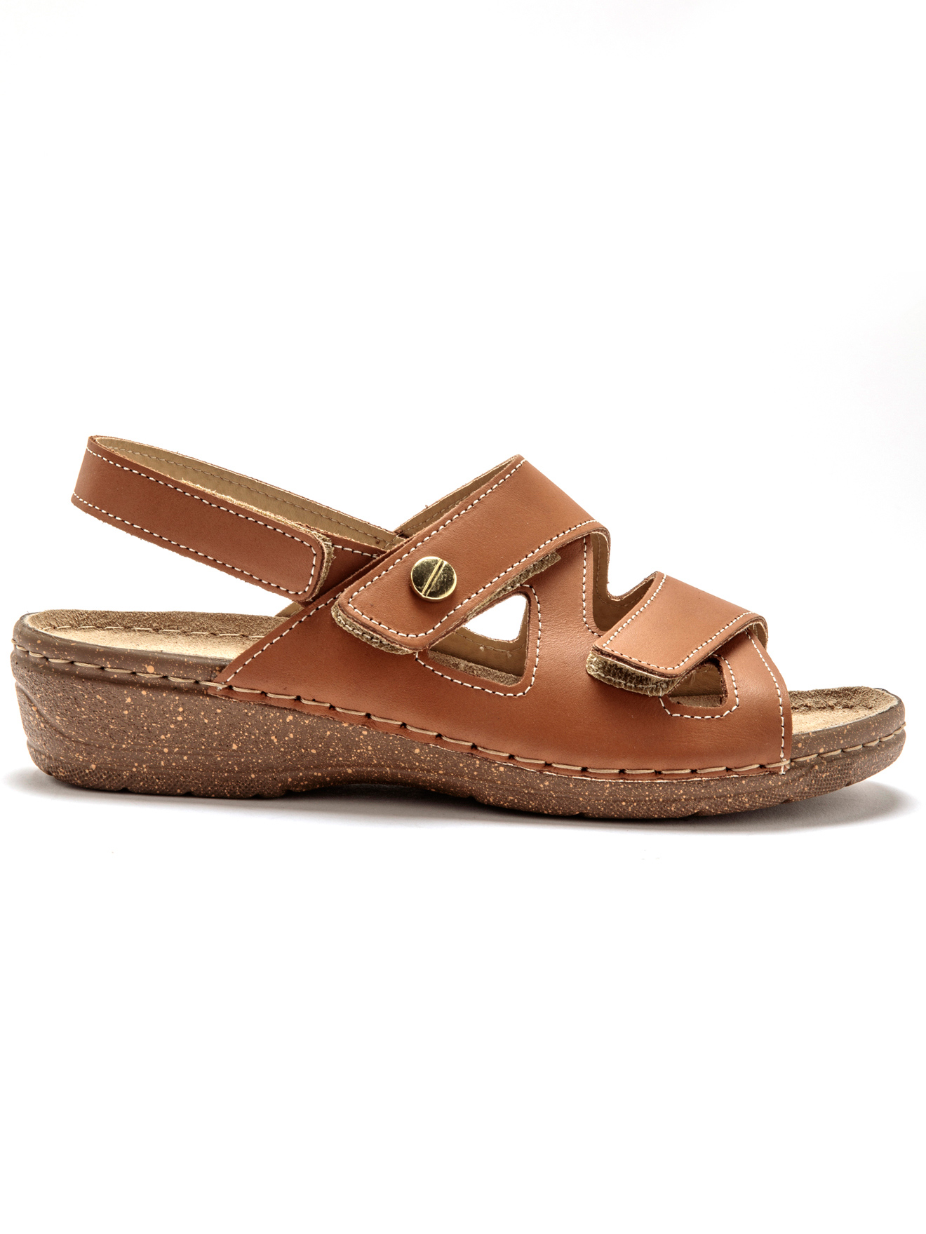 Sandales extra larges ouverture totale