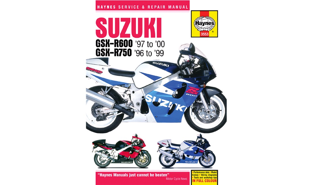 Værkstedshåndbog, GSX-R600/750 96-00