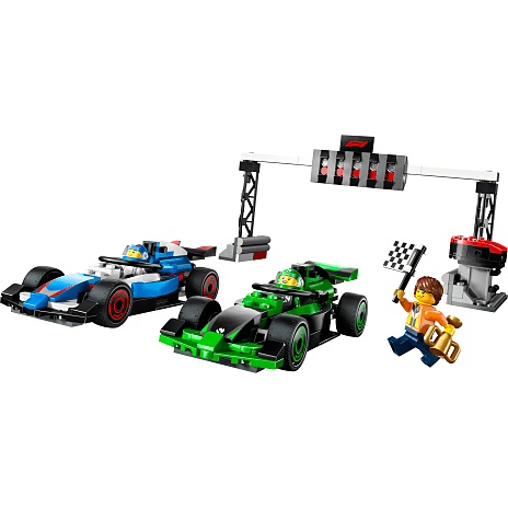 LEGO City F1-startfelt med VCARB og Sauber-racerbiler 60474