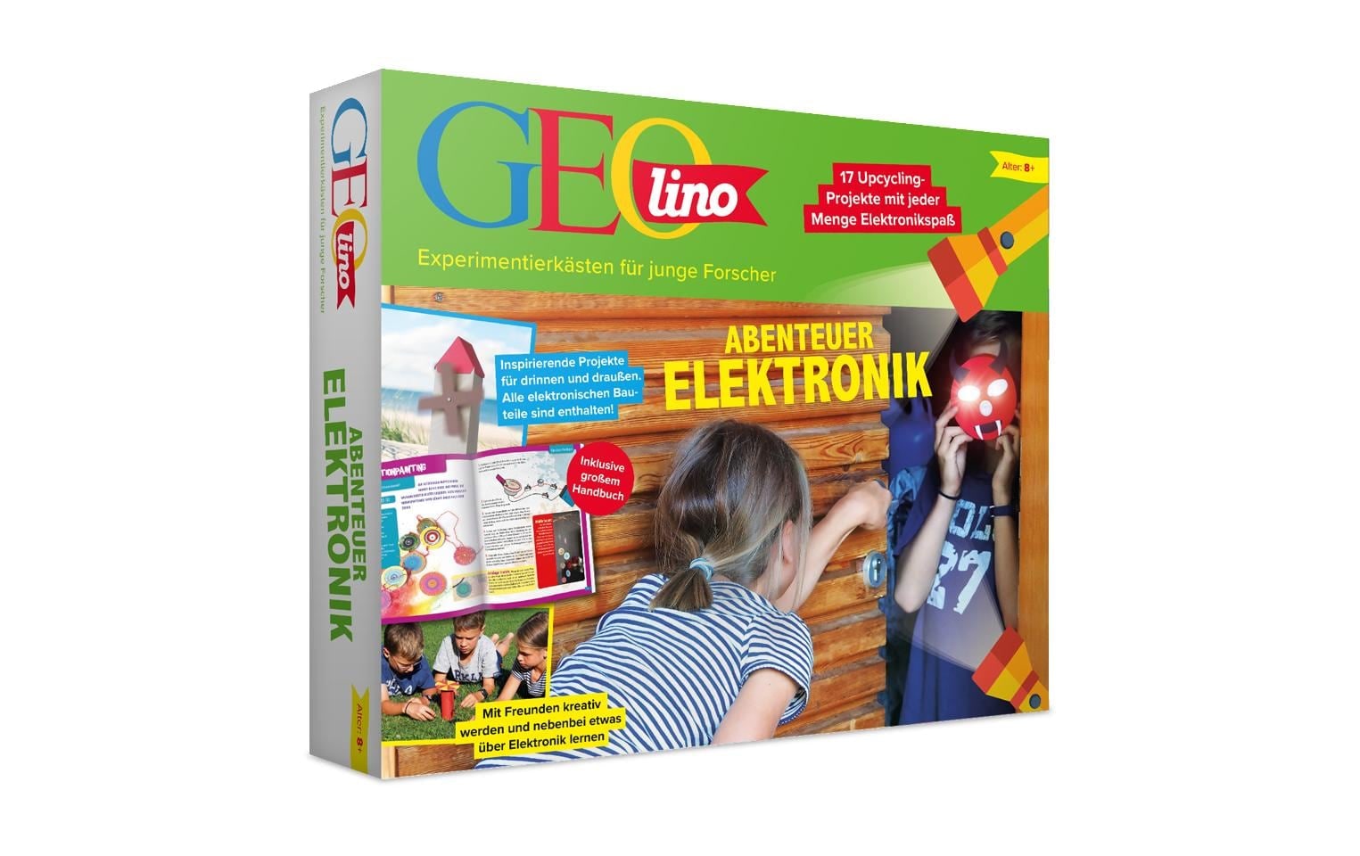 Franzis Experimentierkasten »GEOlino – Abenteuer Elektronik - Deutsch«
