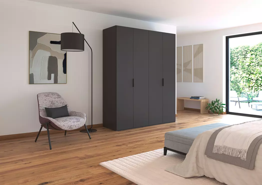 Kleiderschrank Vareno 181 x 222 cm