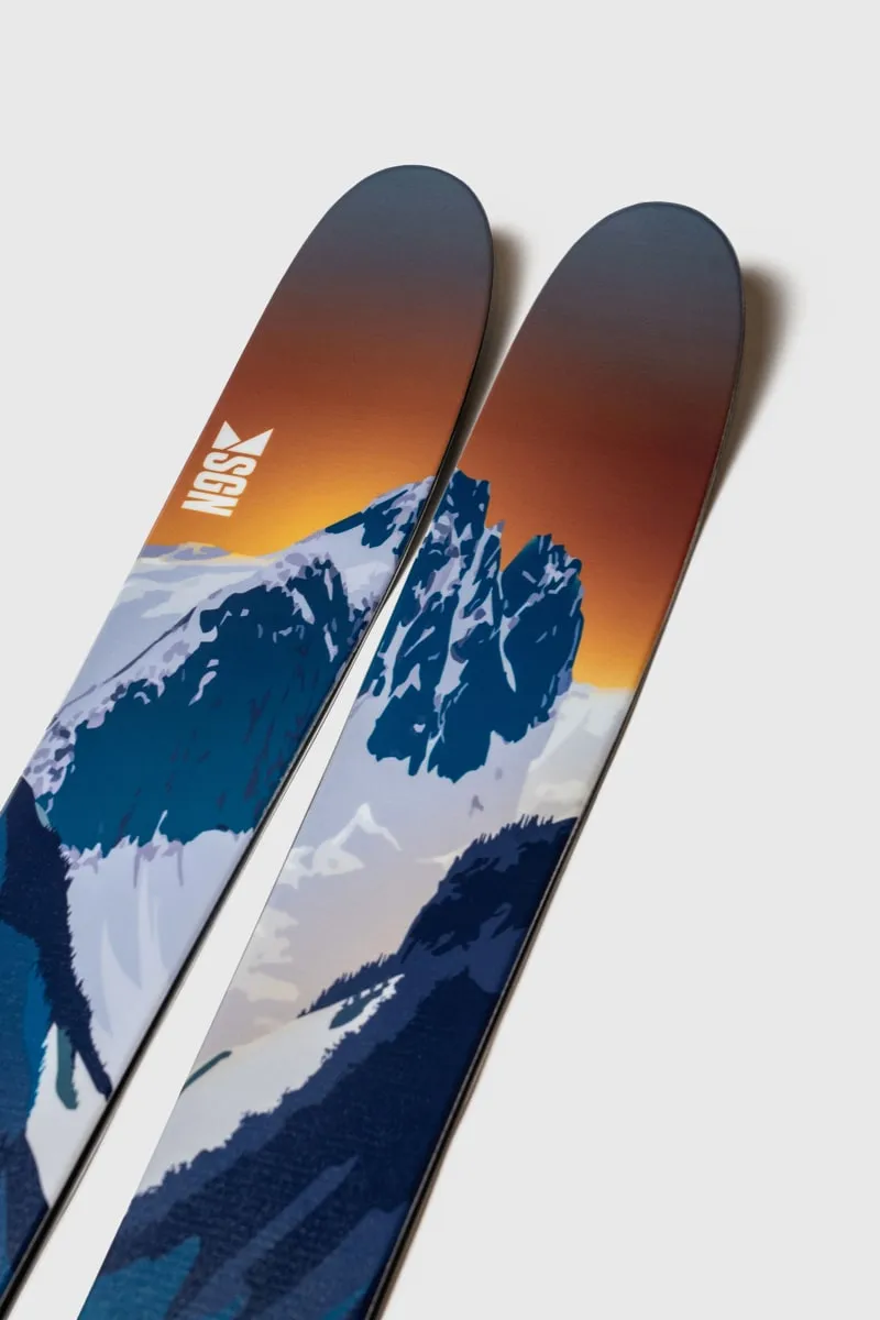 SGN Skis Streifar Cobber Blue Artwork