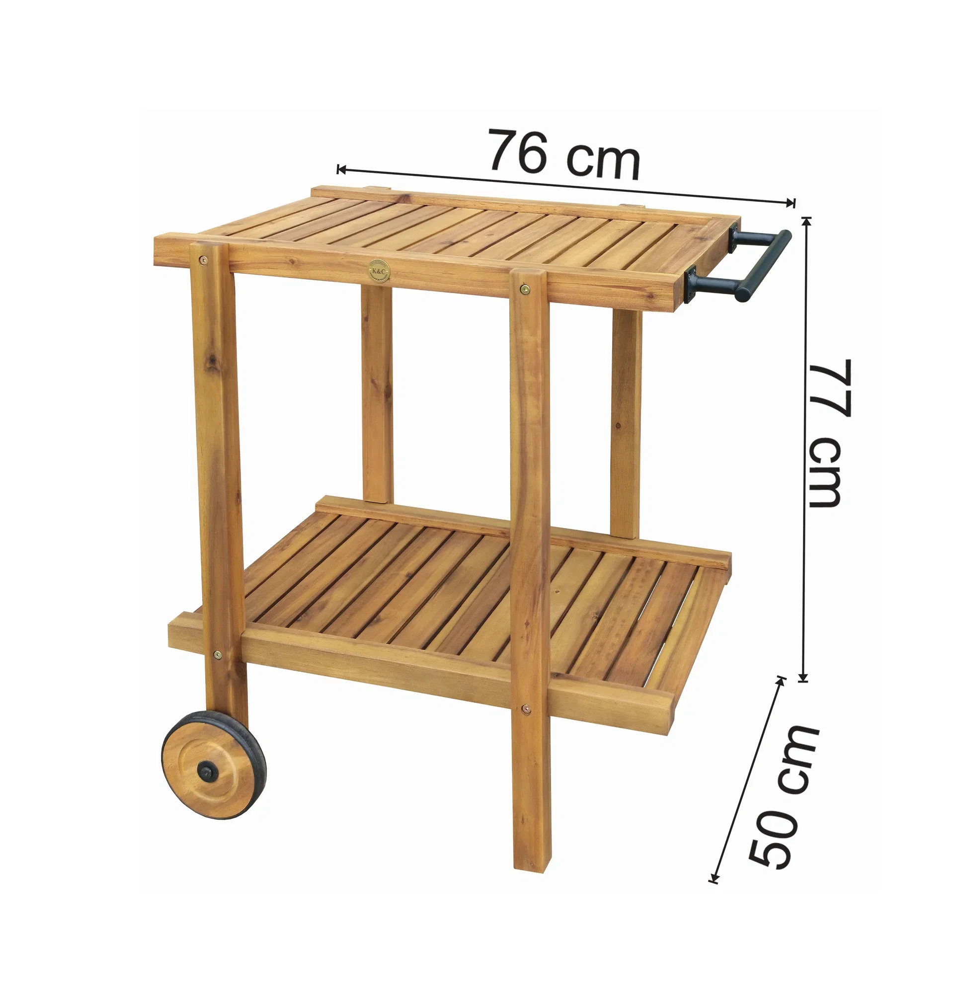 King & Caroline Serveringstralle Kinsley Høyde 77 cm