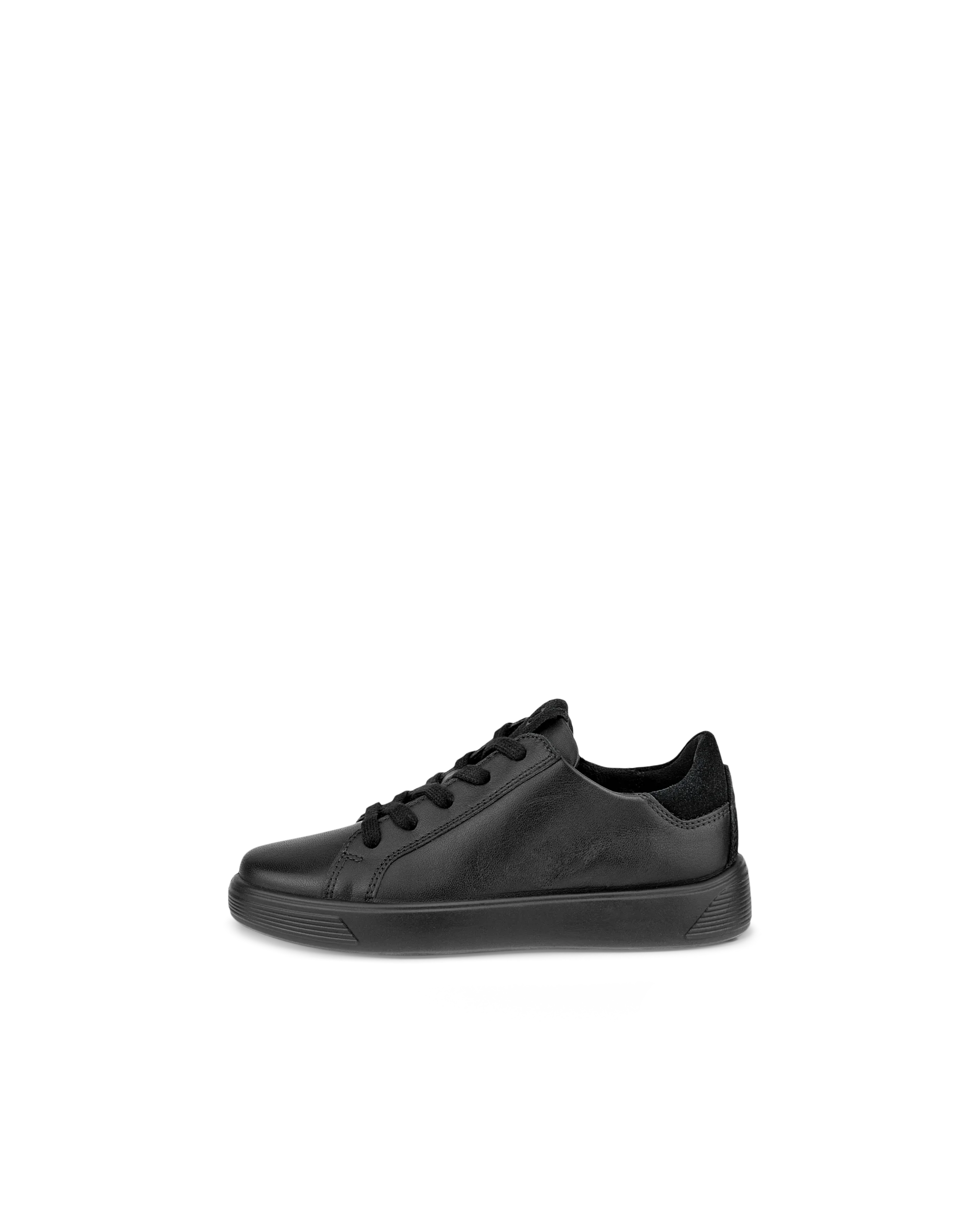 ECCO STREET 1 Kinder Ledersneaker Schwarz