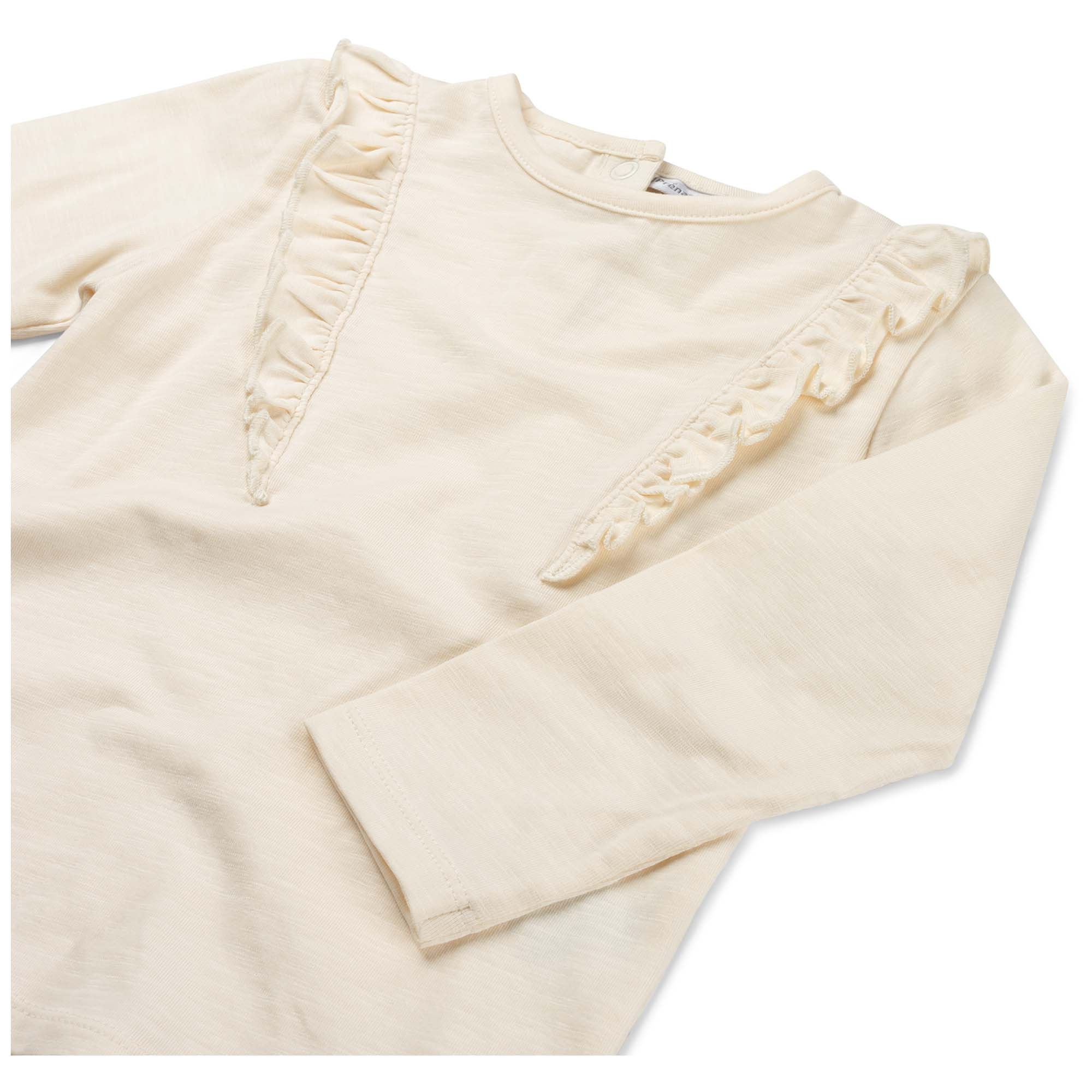 Prénatal baby shirt lange mouwen effen beige