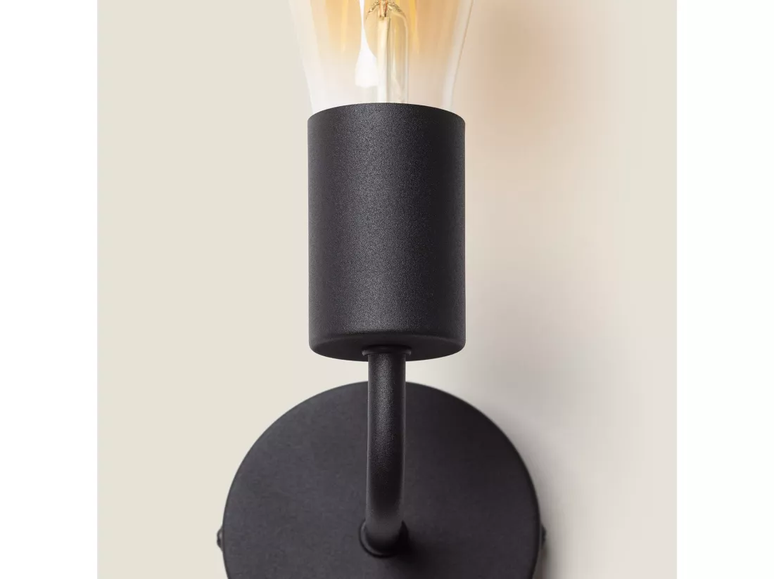 Lampe Murale Métal Jayso Noir