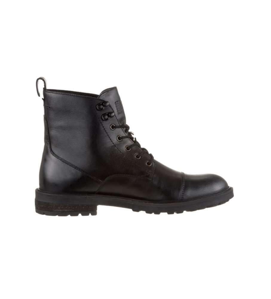Botas Levi's Emerson 2.0 de couro preto integral