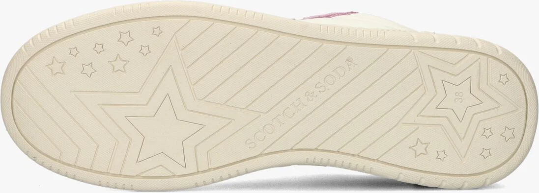 SCOTCH & SODA paarse scotch & soda lage sneakers elli
