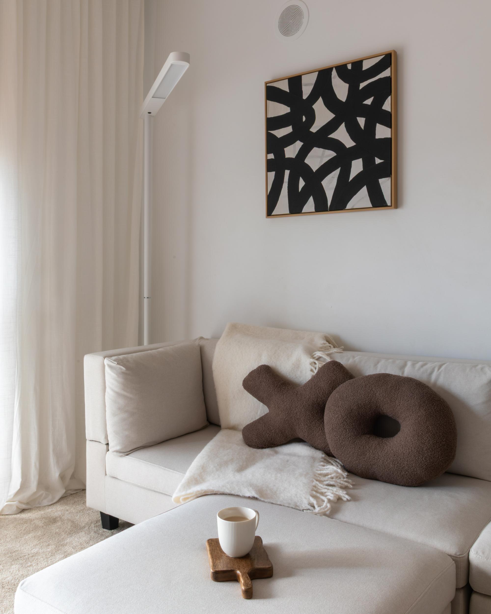LED staande lamp PERSEUS Metaal Wit
