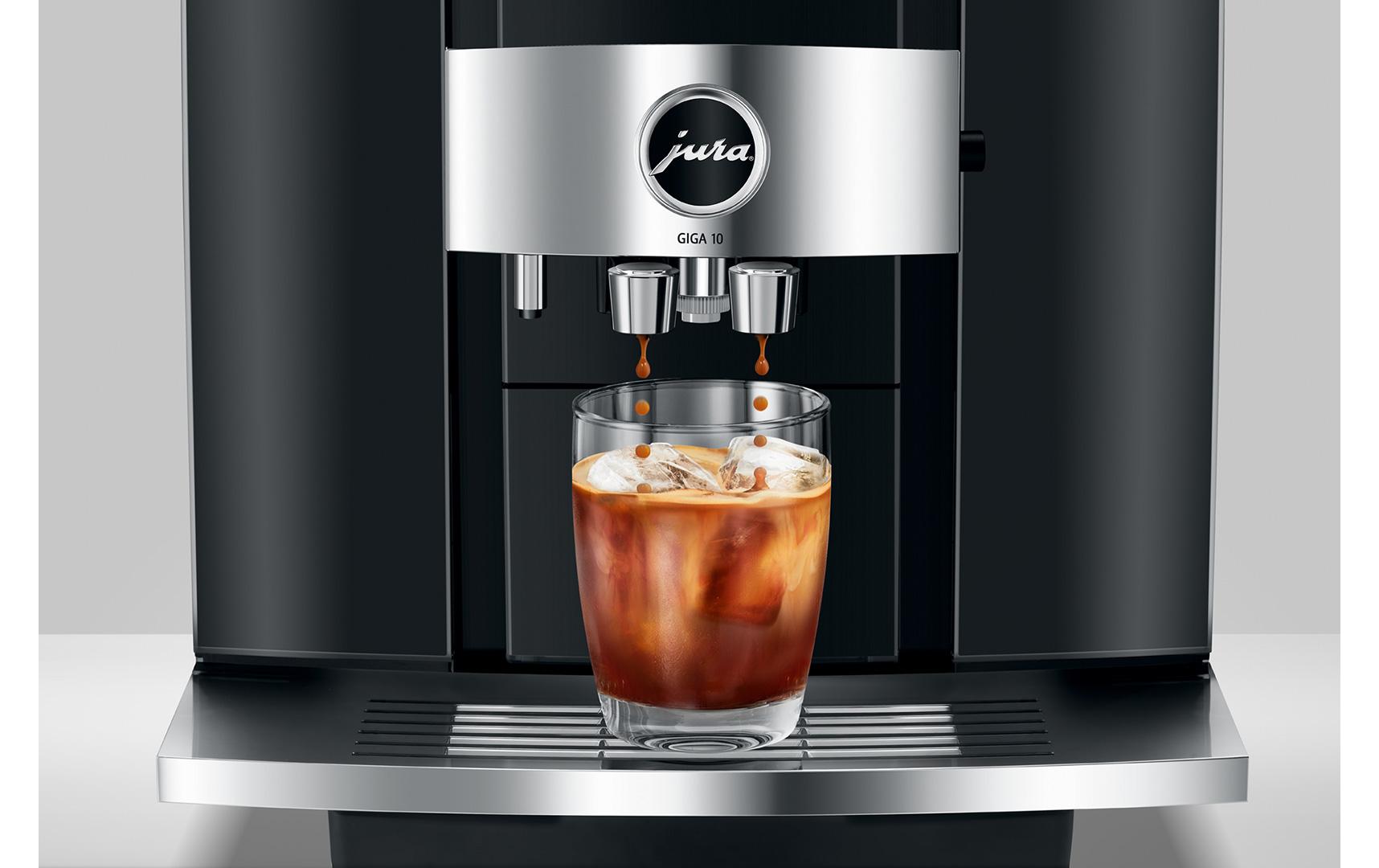 Kaffeevollautomat Giga 10 Diamond Black (SA)<br>Vollautomat für eine grosse Auswahl an Kaffee- und Milchspezialitäten