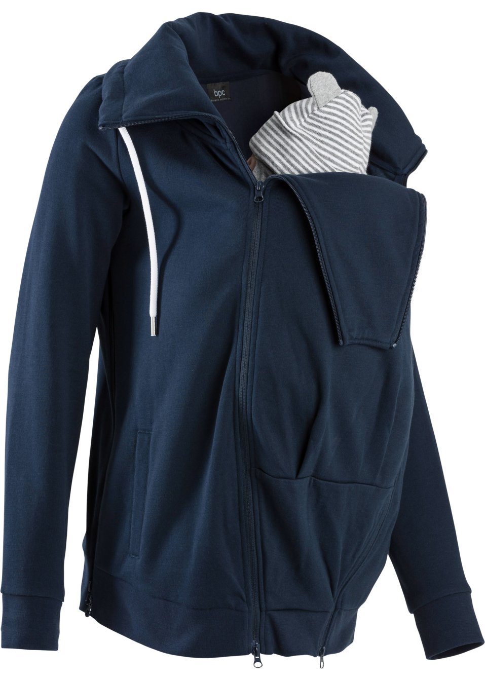 Veste sweat-shirt de grossesse et de portage