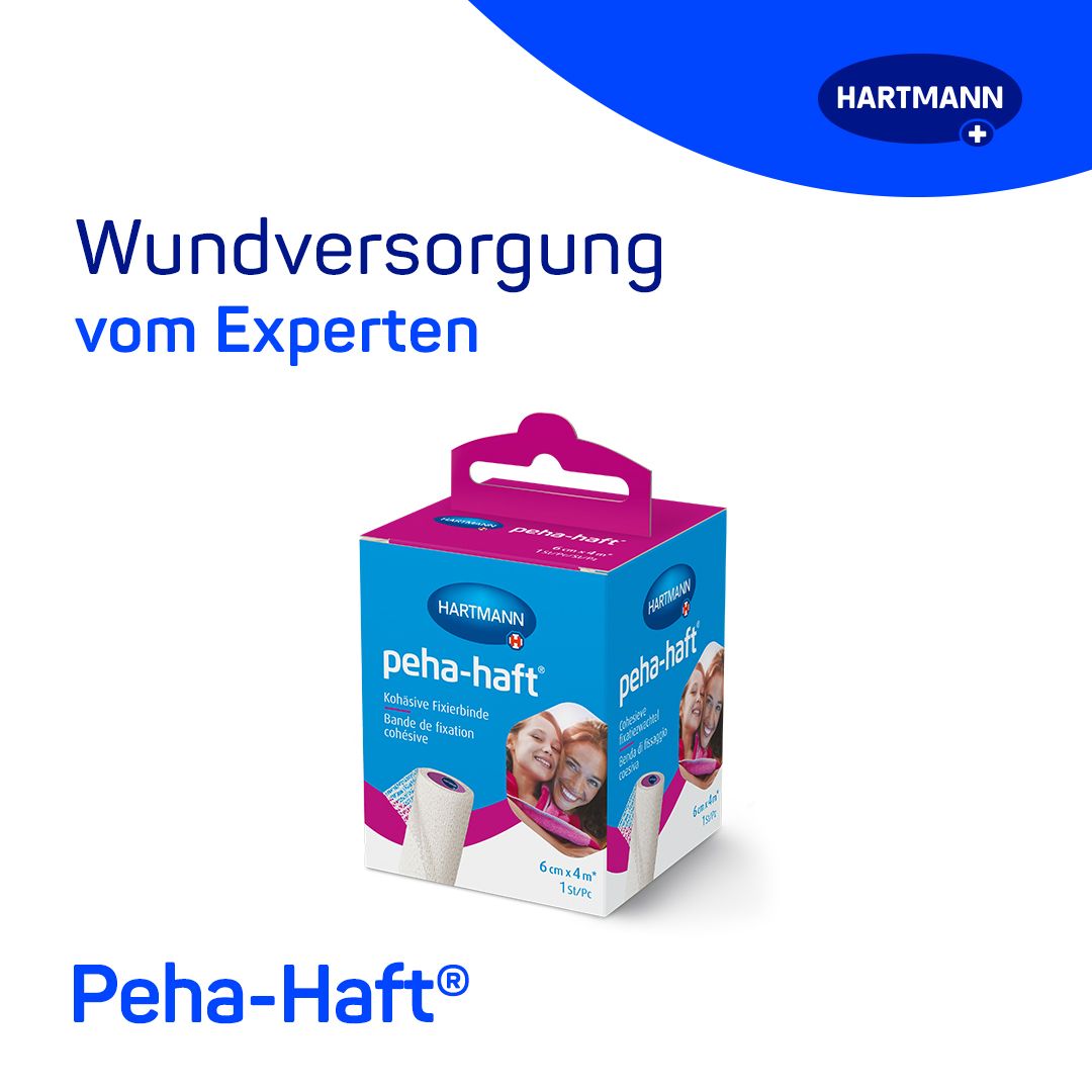 Peha-haft® Fixierbinde latexfrei 6 cm x 4 m