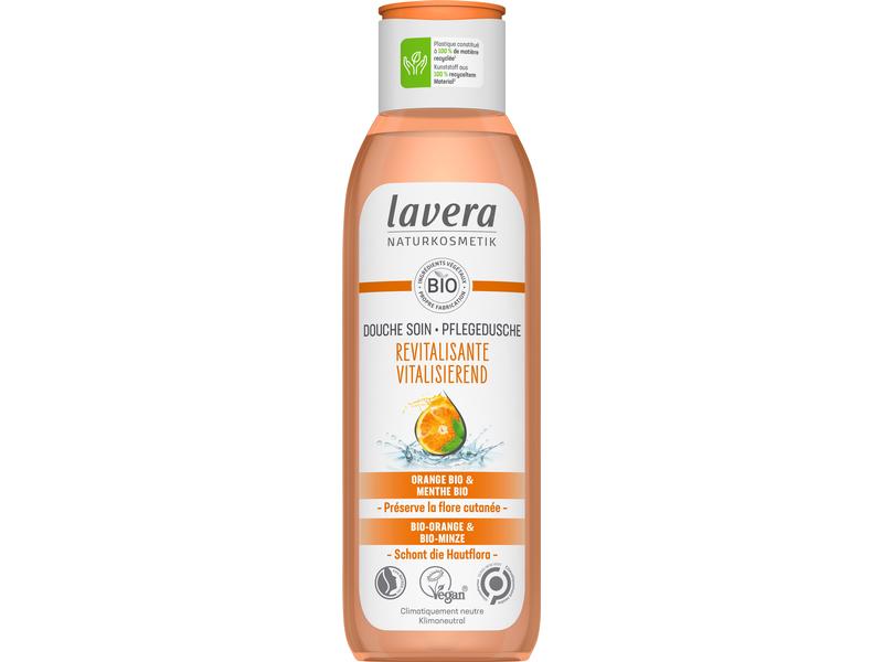 Lavera Duschgel Vitalisierend 250 ml Natürliche Pflegedusche mit Bio-Orange und Bio-Minze