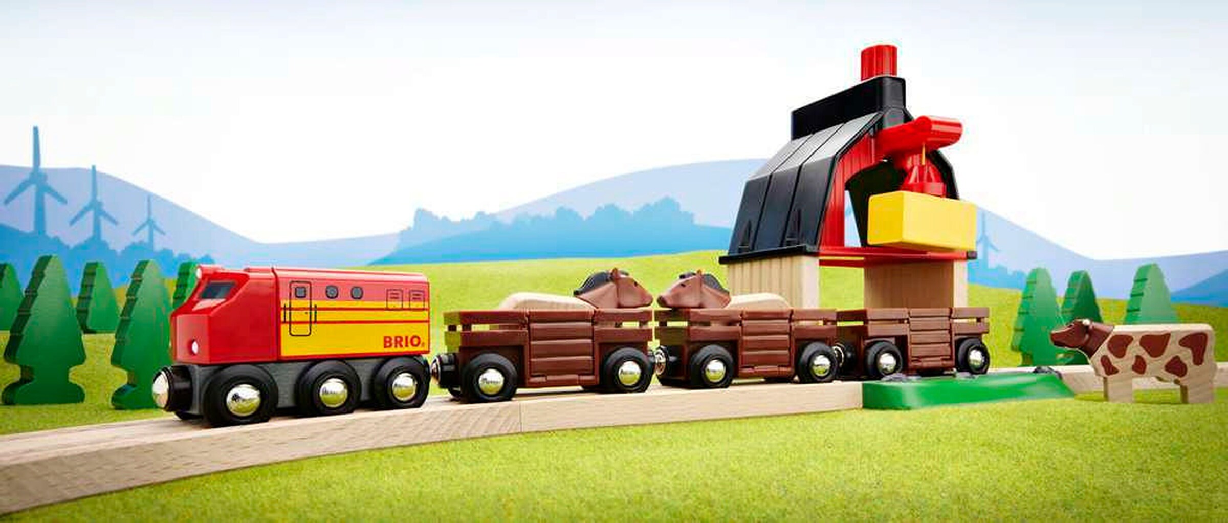 BRIO Bahn Bauernhof Set
