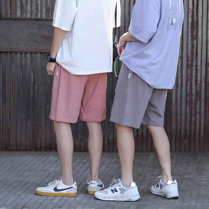 Groove Tower - Effen shorts met trekkoordtaille