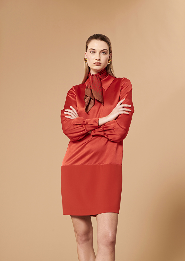 Robe Ravelrouge en satin