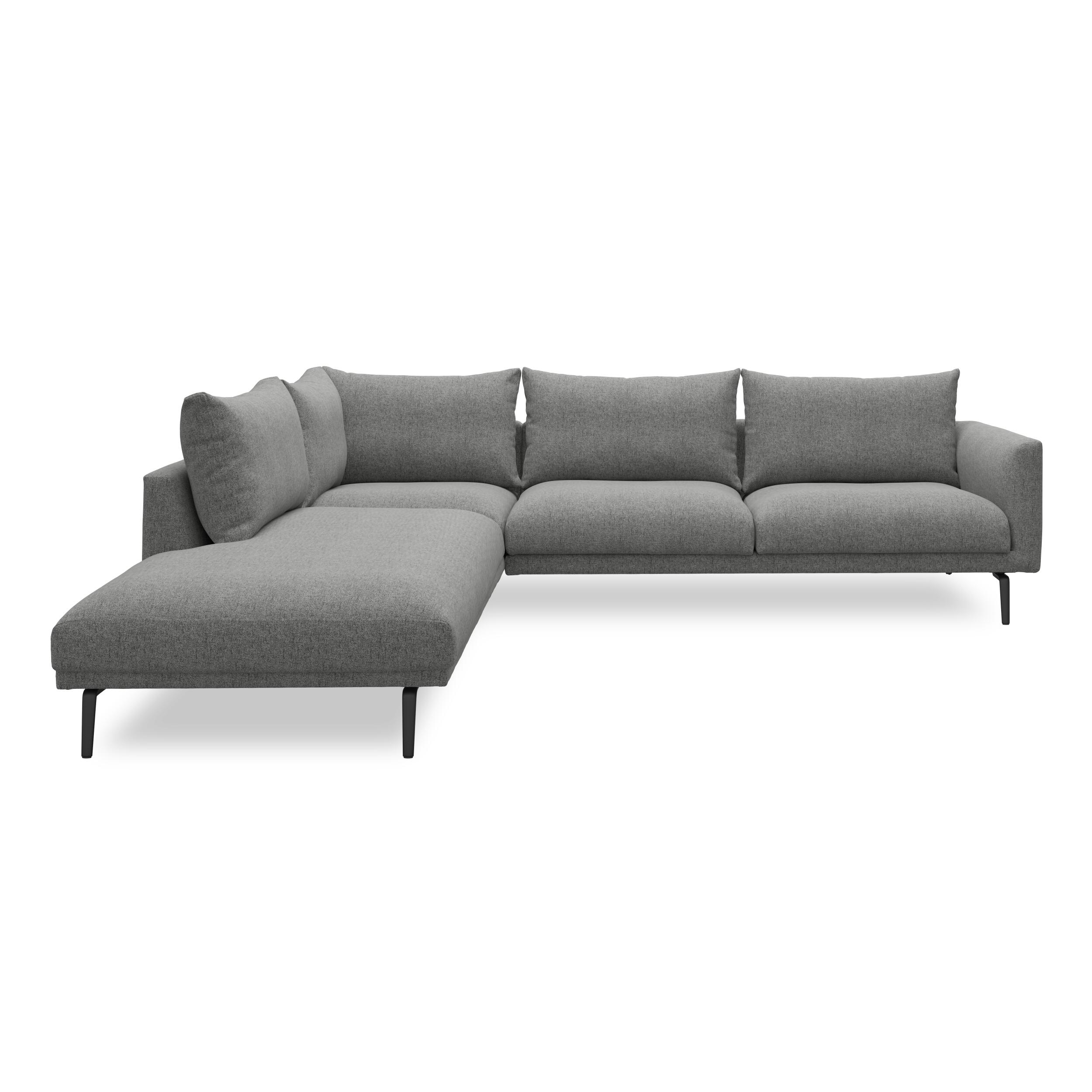 Hallsberg venstrevendt sofa med pufafslutning