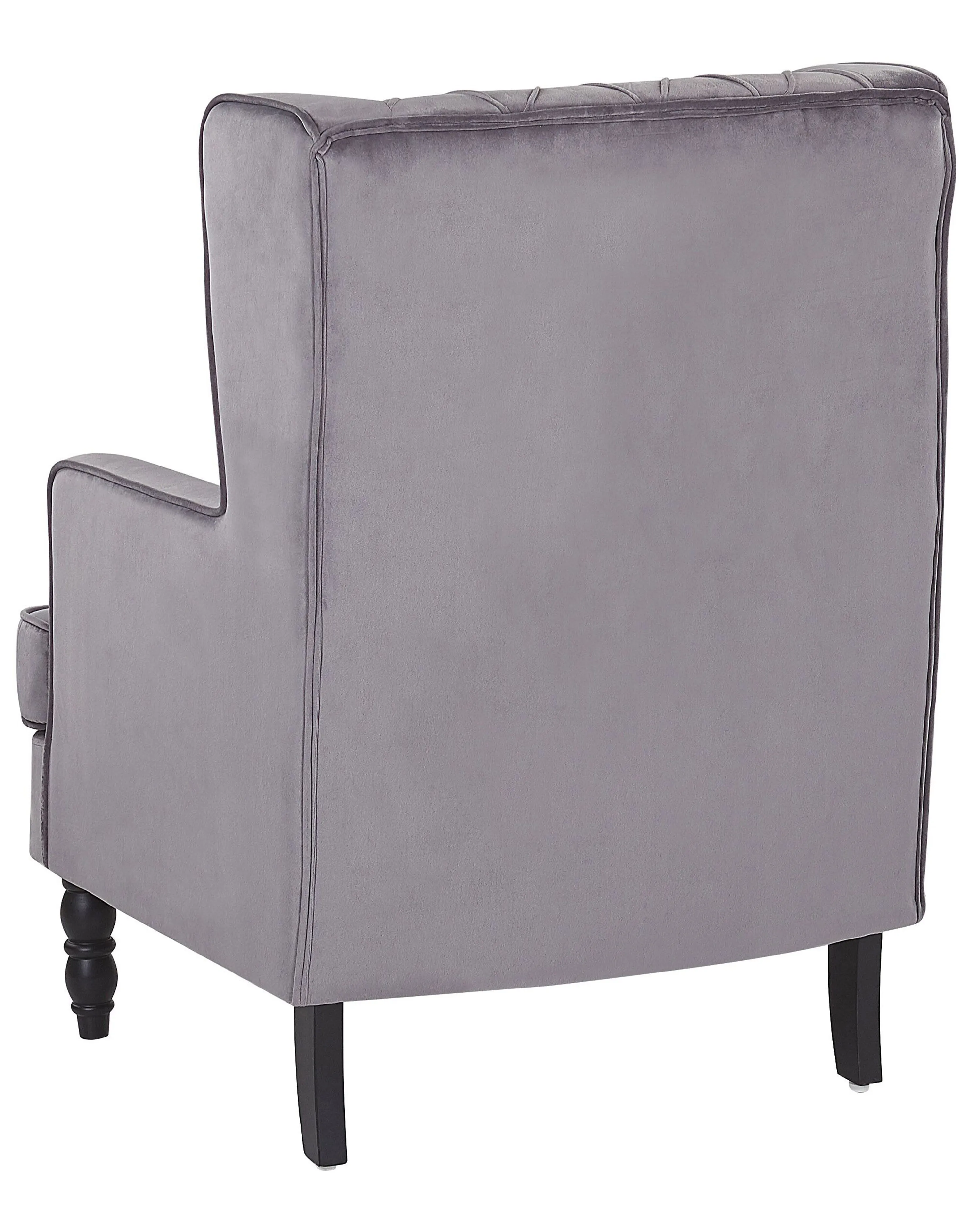 Fauteuil SANDSET Fluweel Grijs