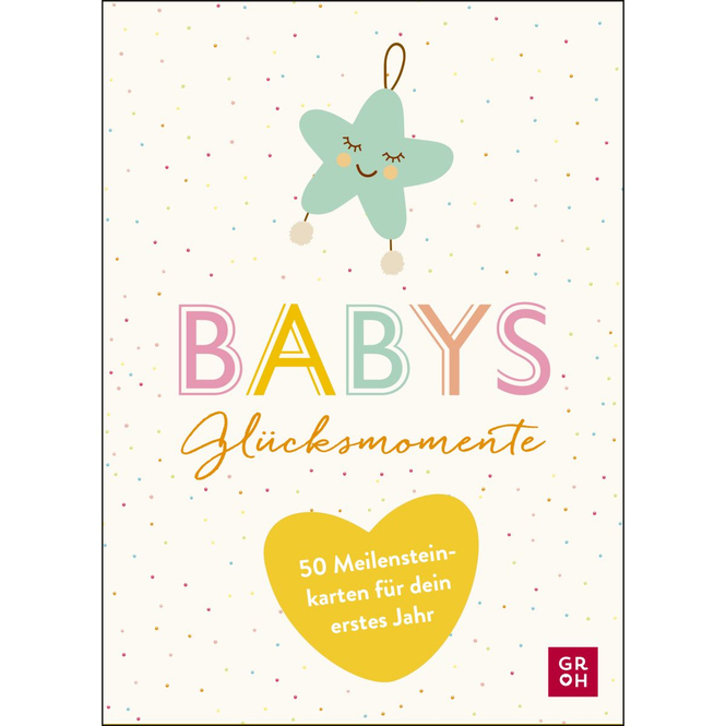 Kartenbox - Babys Glücksmomente - 50 Meilensteinkarten für dein erstes Jahr