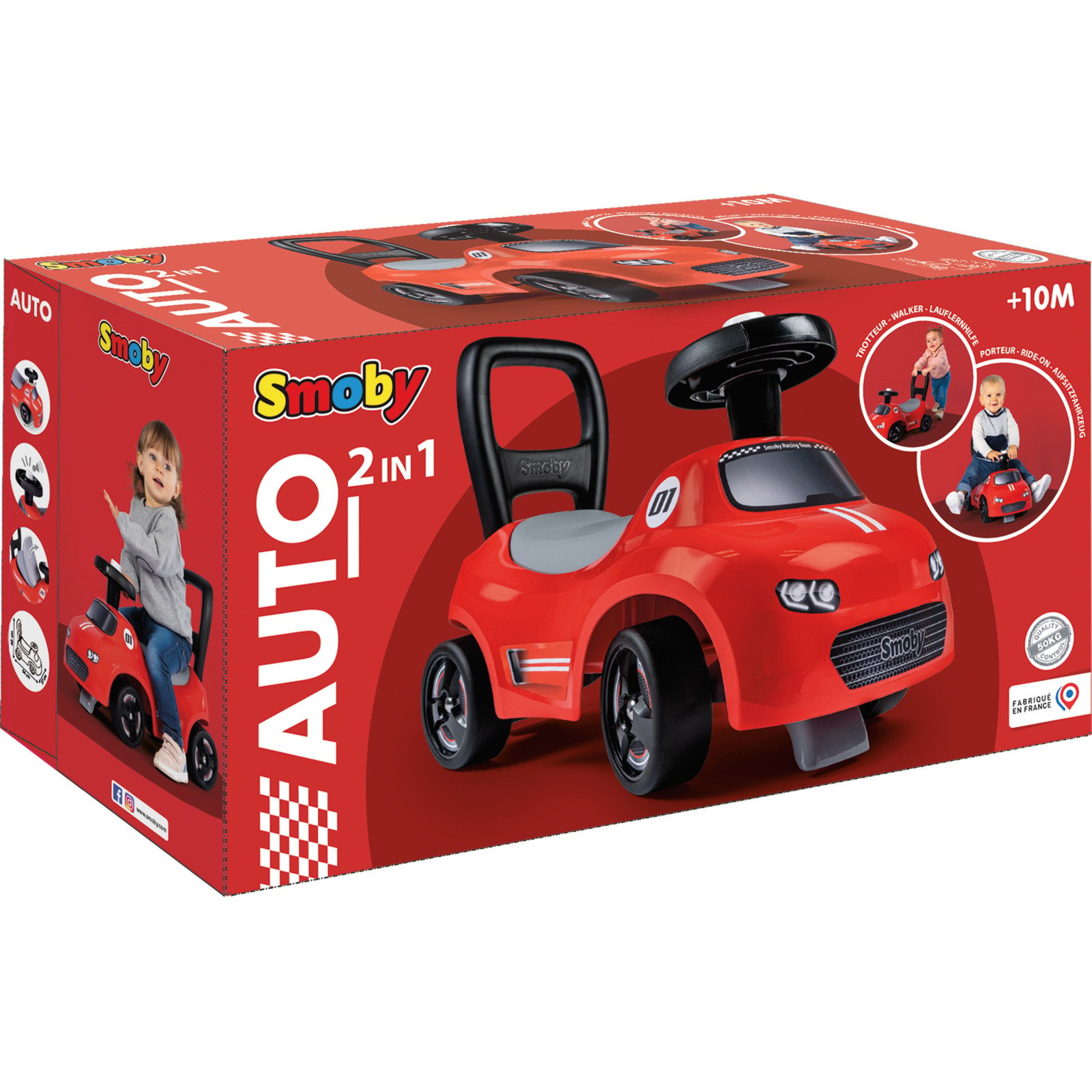 Smoby Rutscher rot