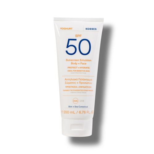 KORRES Yoghurt Sonnenschutz-Emulsion für Gesicht + Körper SPF 50