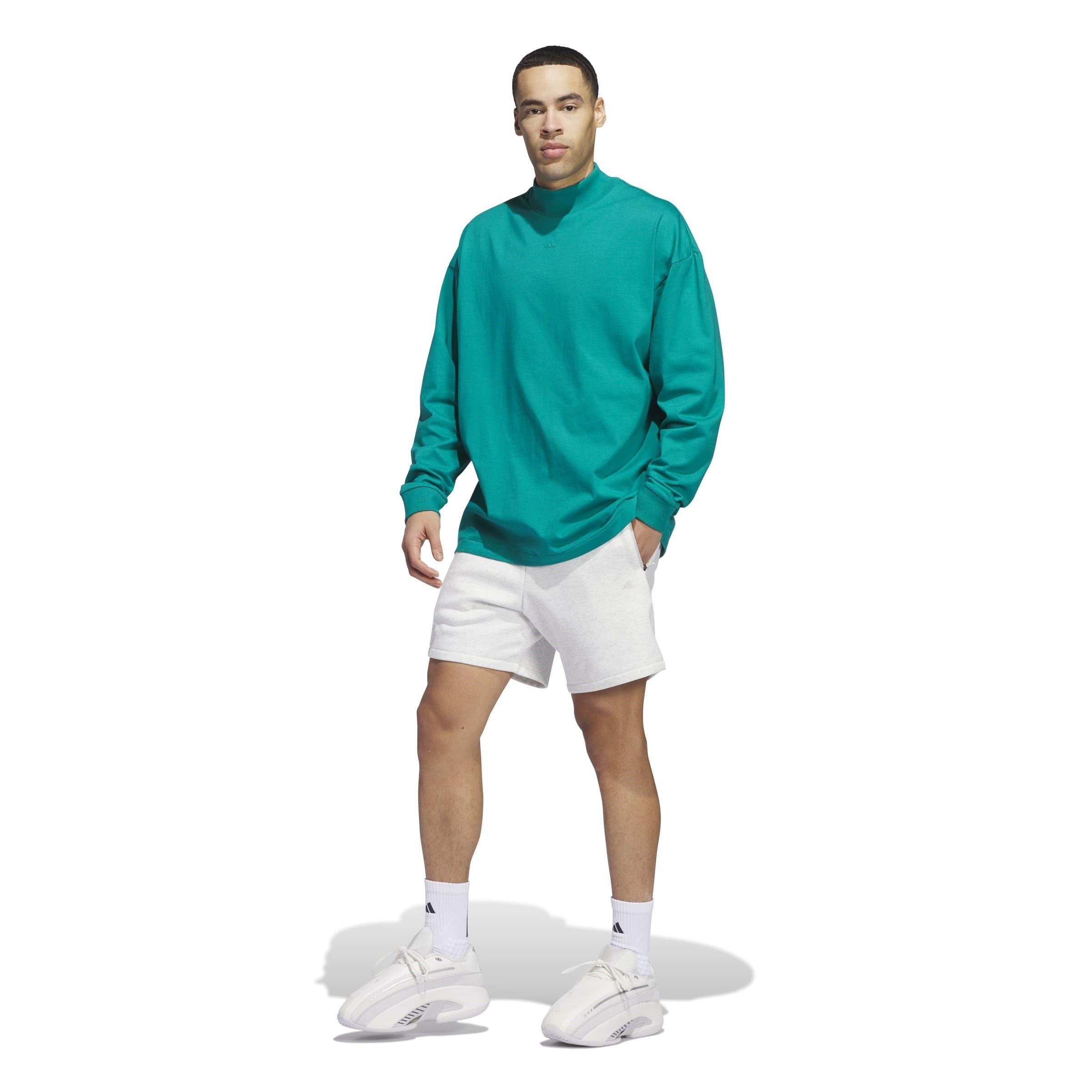 adidas Basketball Long Sleeve Tee T Shirt Mens