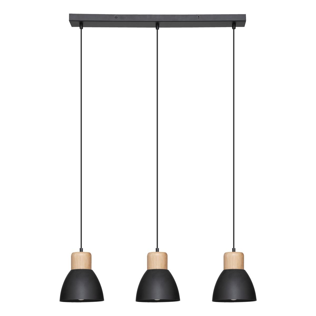 SUSPENSION X3 METAL DESY NOIR D.15CM