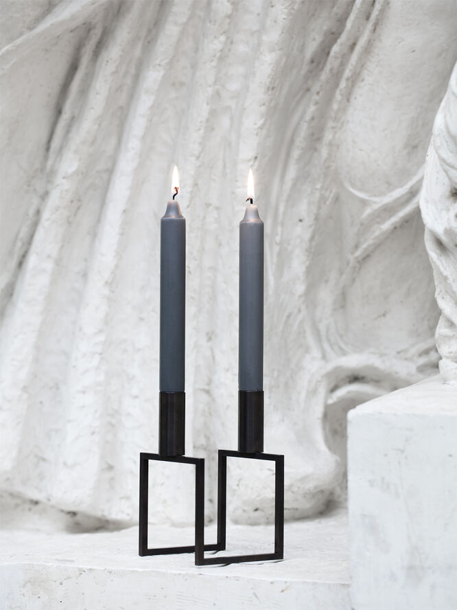 Audo Copenhagen Line, Candle Holder, Black Sort