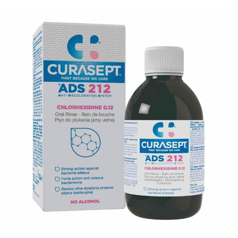 CURASEPT ADS 212 Mouthwash 0.12 %<br>200 ml, Flasche, Mundspülung
