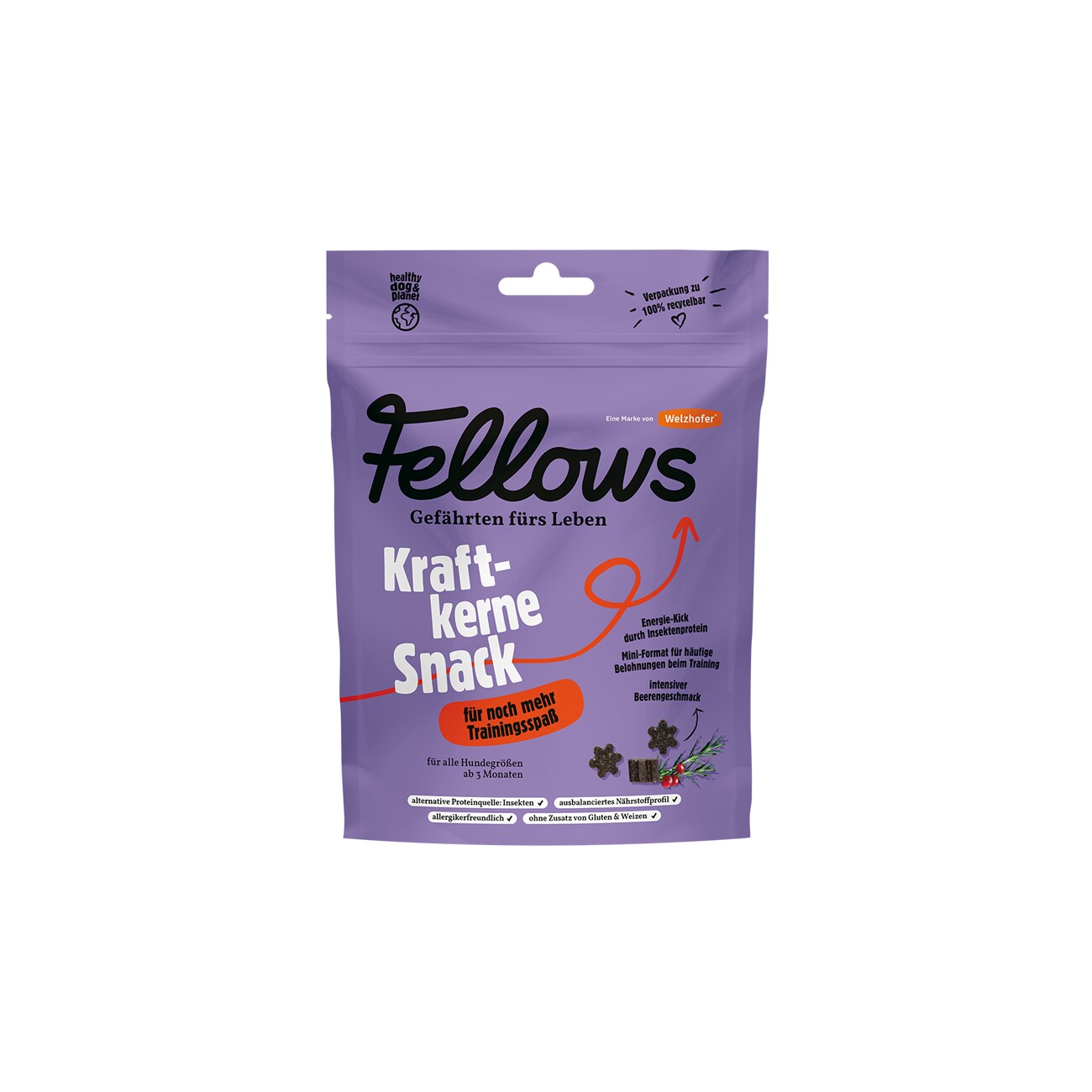 Fellows Kraftkerne Snack 125 g