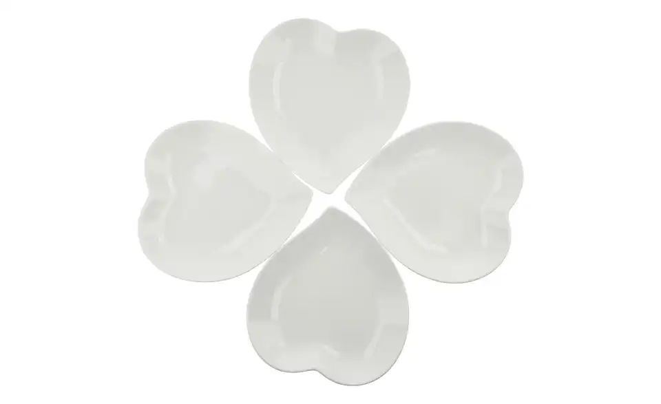 Schale Herzform, 4er-Set
