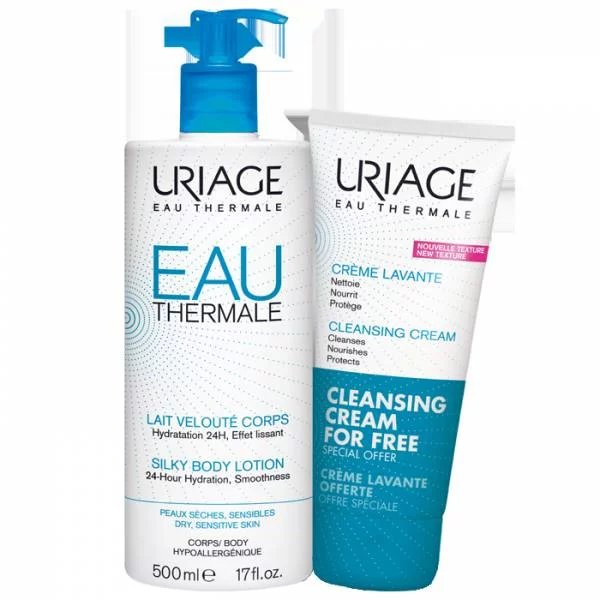 Lait Velouté Corps - 500ml & la Crème Lavante 200ml OFFERTE