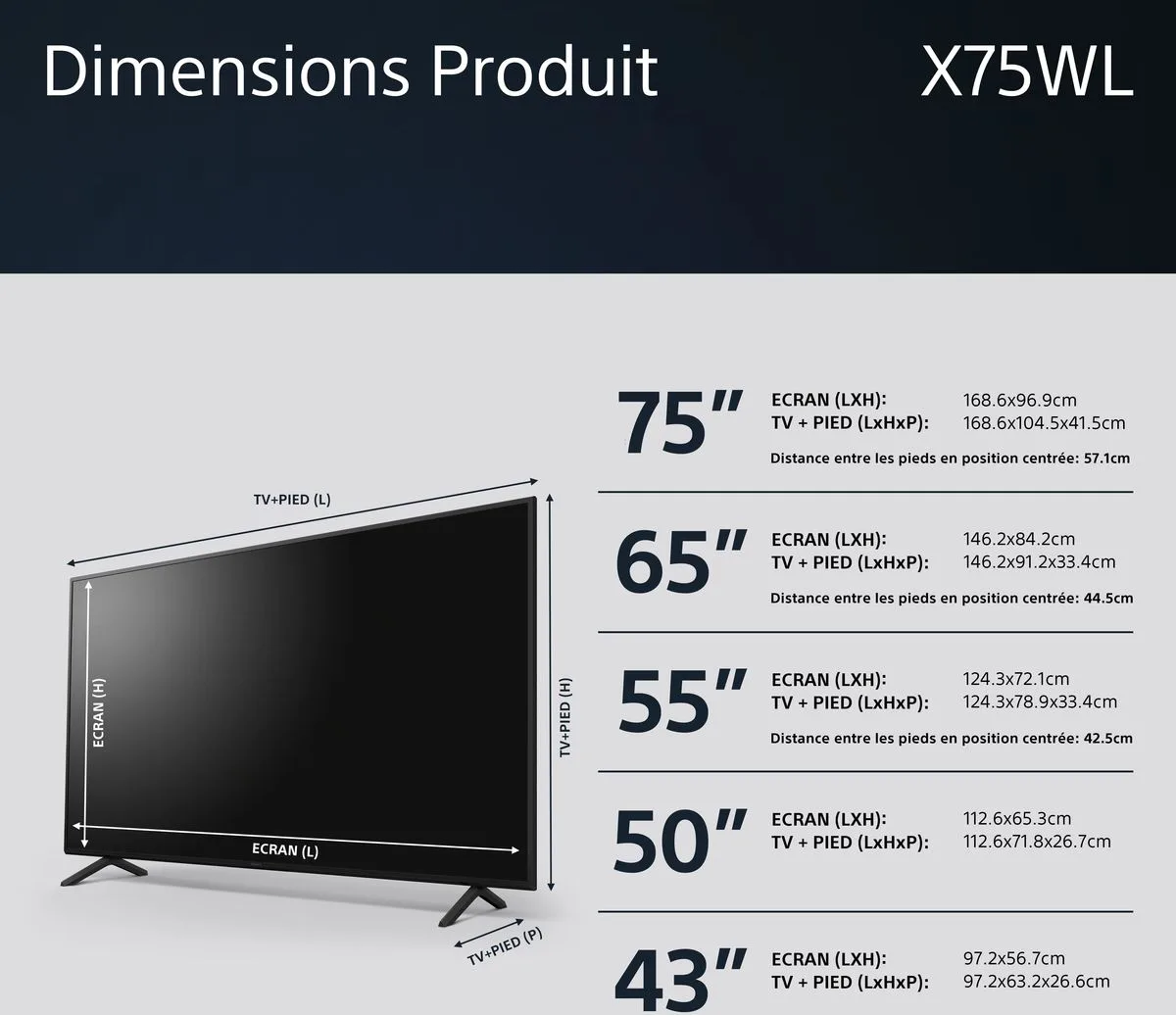 Sony KD-50X75WL TV UHD 4K