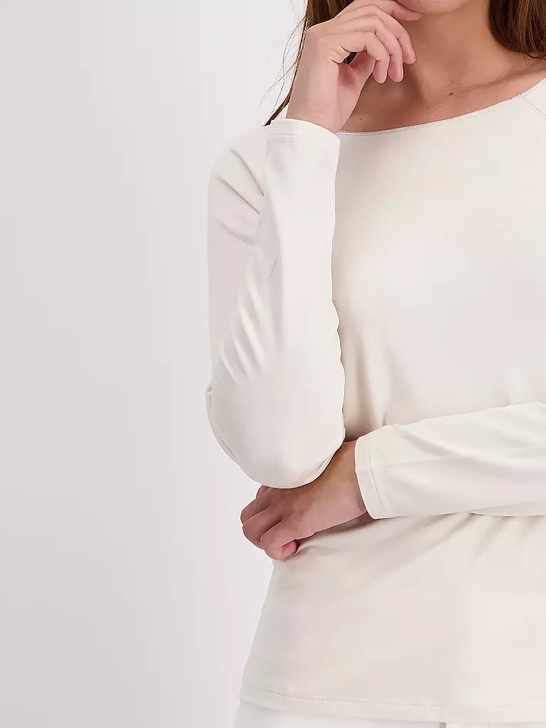 MONARI Langarmshirt creme